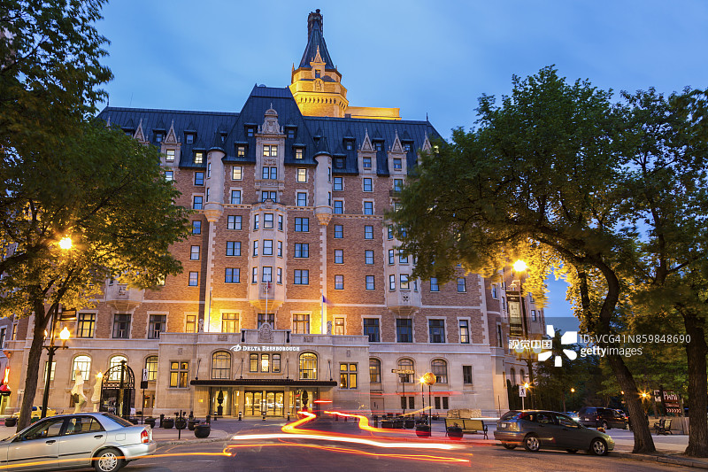 萨斯卡通的历史悠久的贝斯伯勒三角洲酒店图片素材