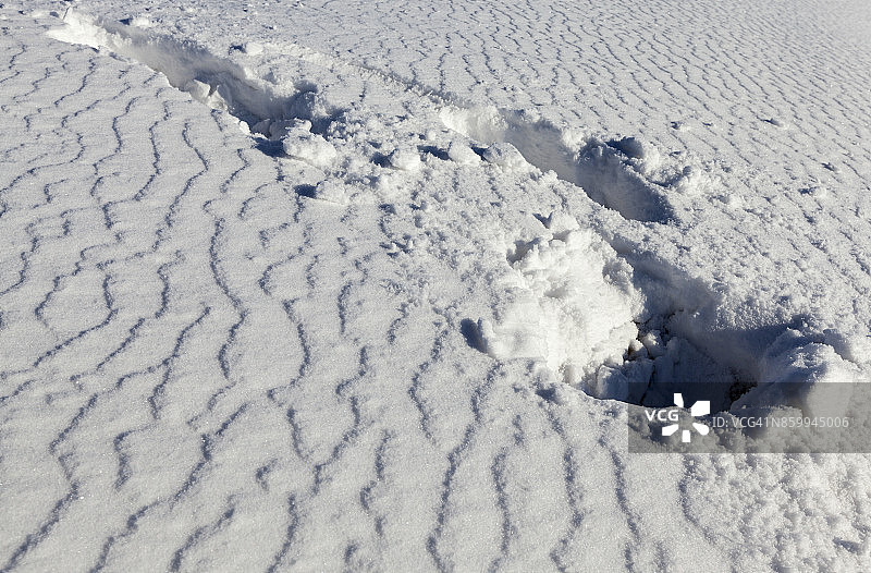 冬天雪的表面,图片素材