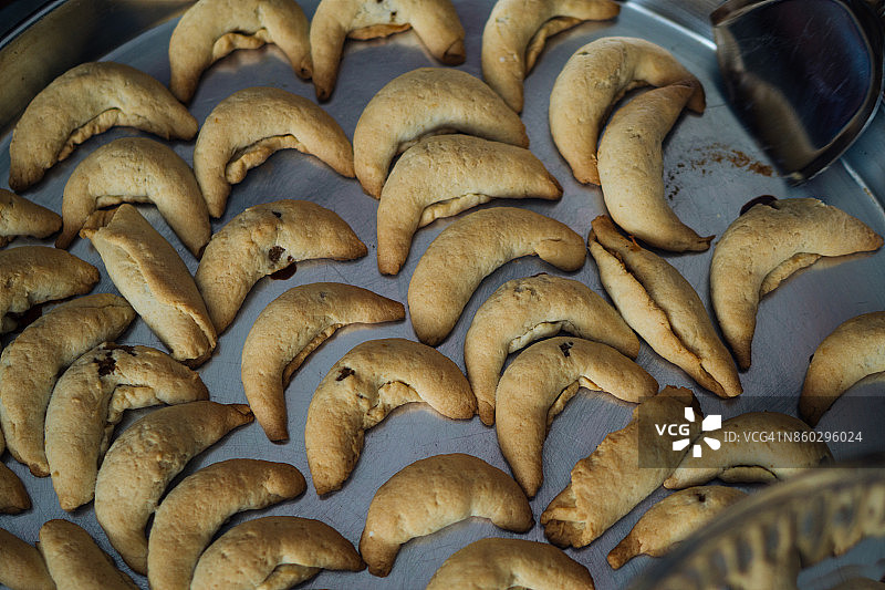 迷你苹果派和饼干图片素材