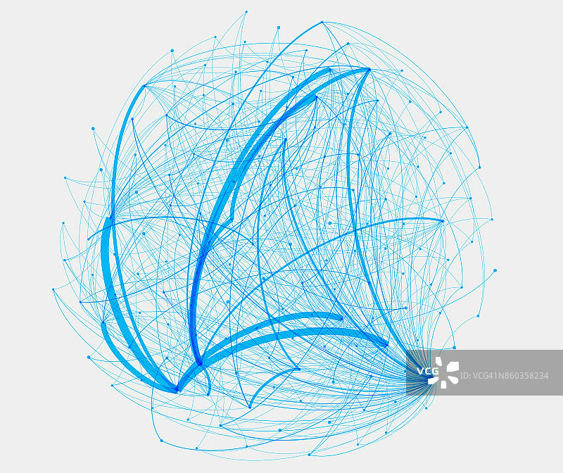 蓝色数据技术背景图片素材