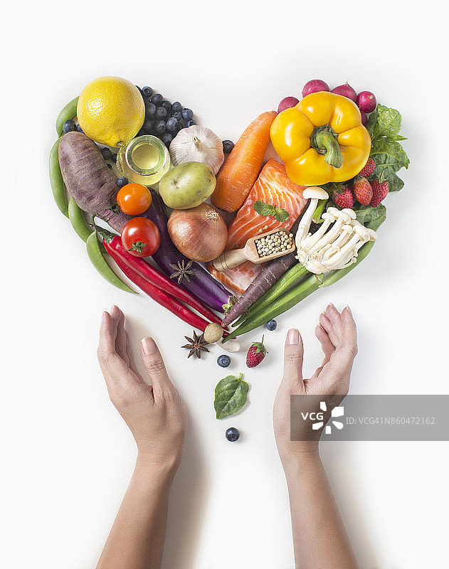 概念健康饮食生活方式静物图片素材