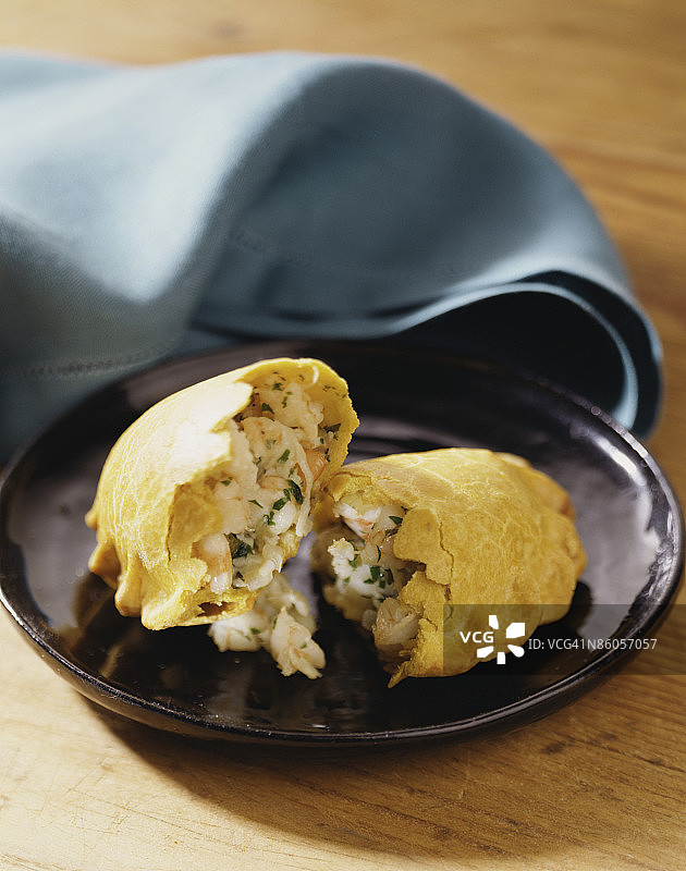 鲜虾馅饼图片素材