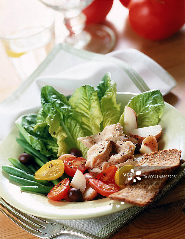 尼斯风味沙拉图片素材