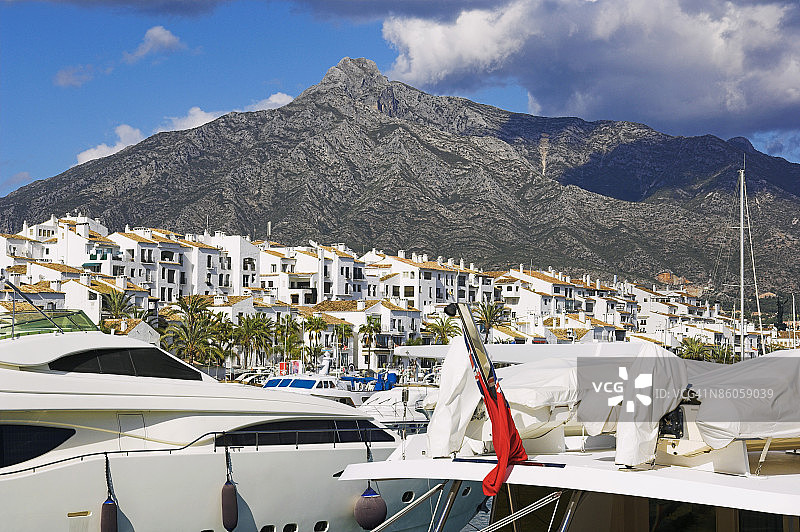 西班牙巴努斯港图片素材