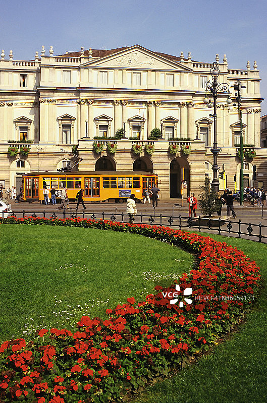 意大利米兰斯卡拉歌剧院图片素材