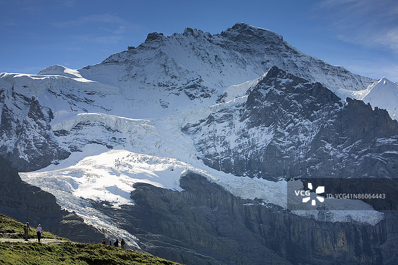 瑞士小谢德格雪山风光图片素材