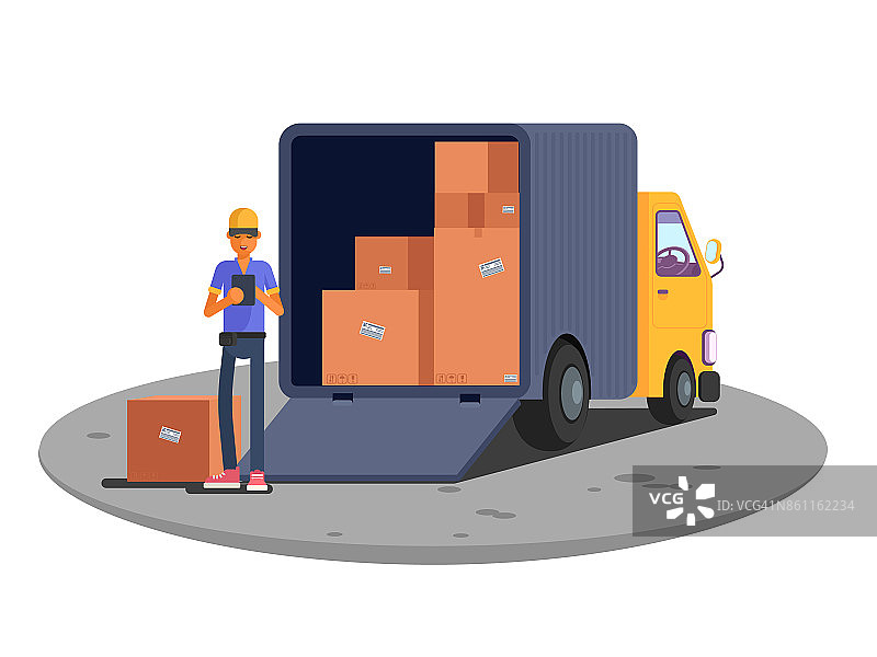 快递服务图片素材