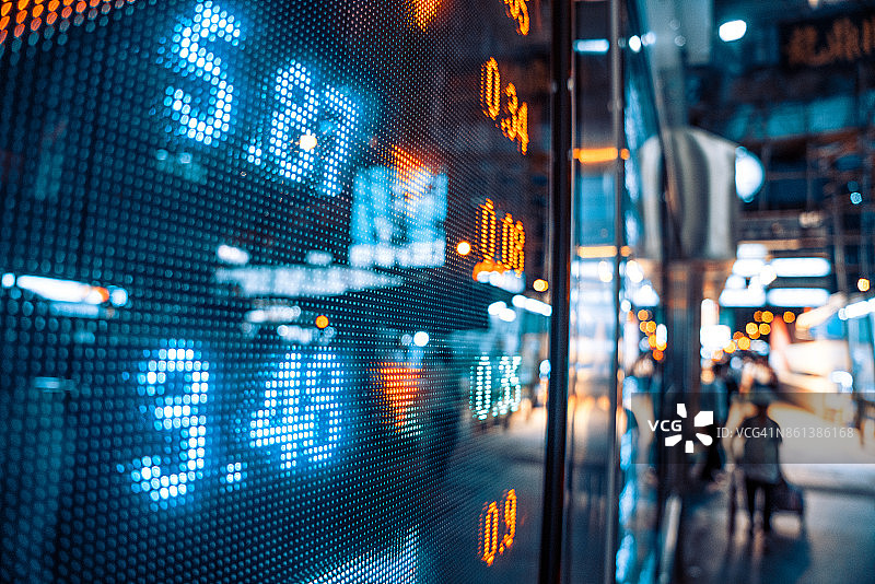 金融股市数据图片素材