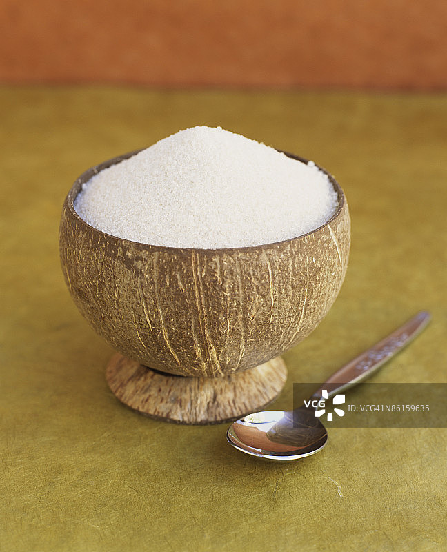 研磨的金色蔗糖图片素材