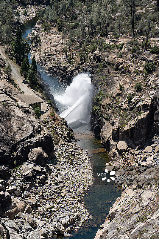 水坝排放口图片素材