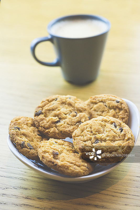 咖啡和饼干图片素材