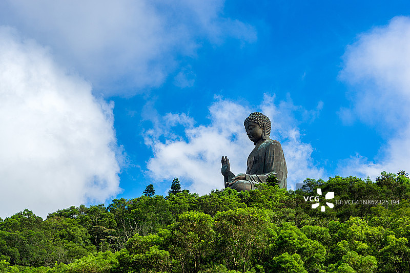 中国香港大屿山昂坪天坛大佛图片素材