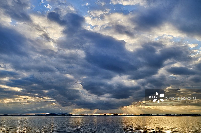 北爱尔兰斯特兰福德湖图片素材