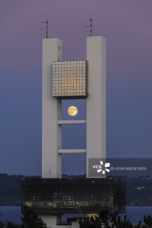 拉科鲁尼亚海事控制塔图片素材
