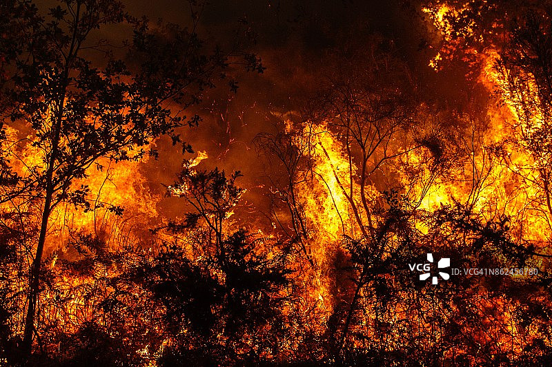 加利西亚的火灾图片素材