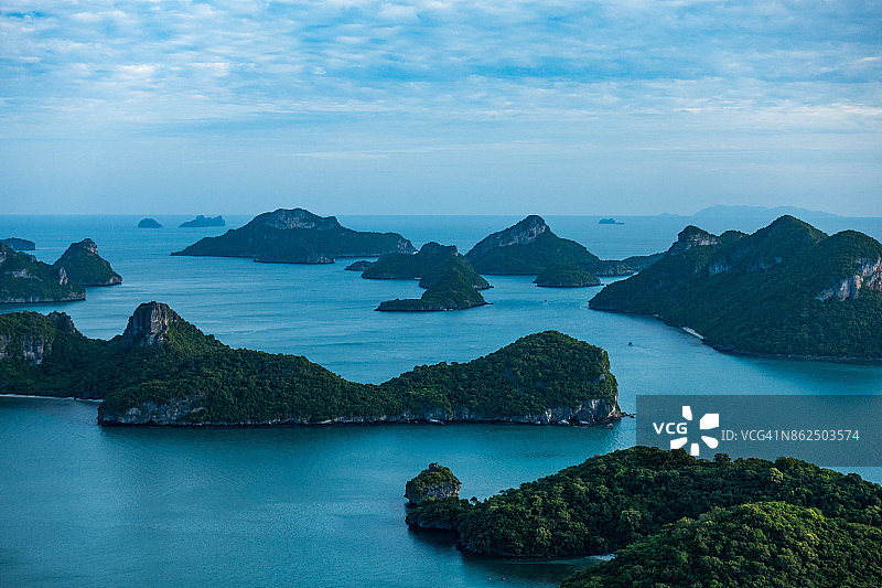 泰国苏梅岛安通群岛日出美景图片素材