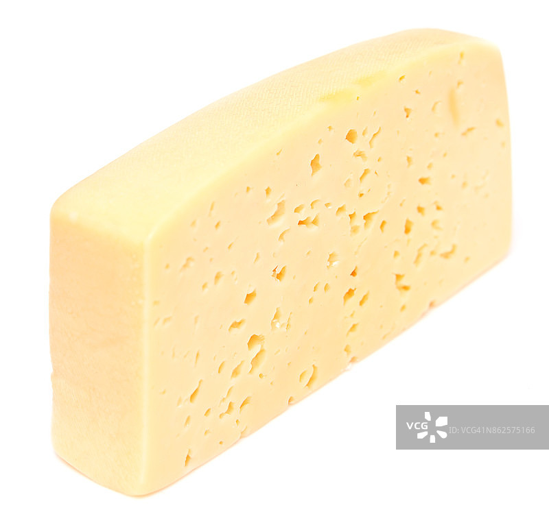 白色背景上的奶酪图片素材