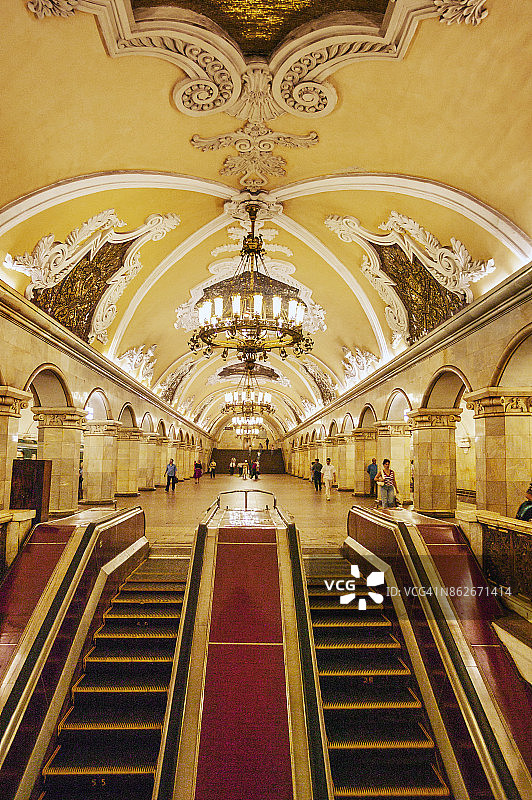 莫斯科地铁图片素材