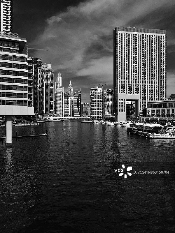 迪拜码头图片素材