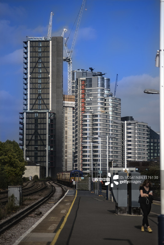 火车站城市景观图片素材