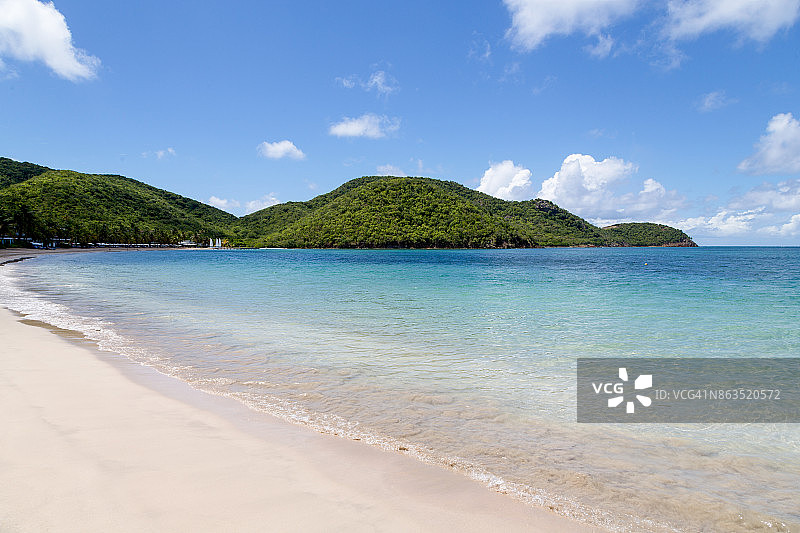 安提瓜和巴布达卡莱尔湾海滩图片素材