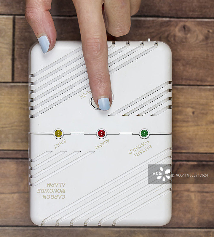 烟雾报警器，烟雾探测器图片素材