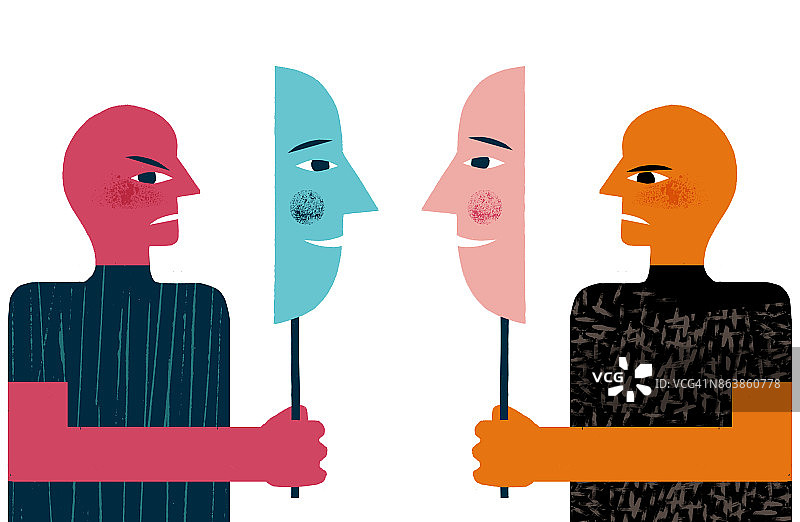 两名男子在谈话图片素材