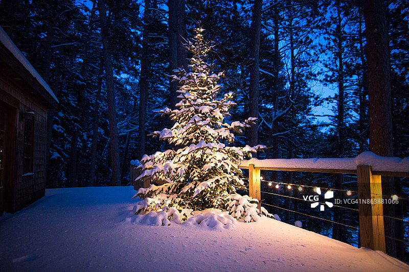 户外圣诞节图片素材