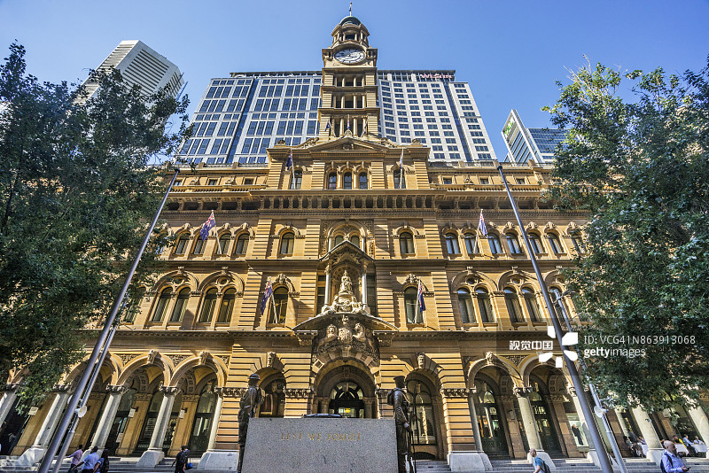 悉尼马丁广场邮政总局图片素材