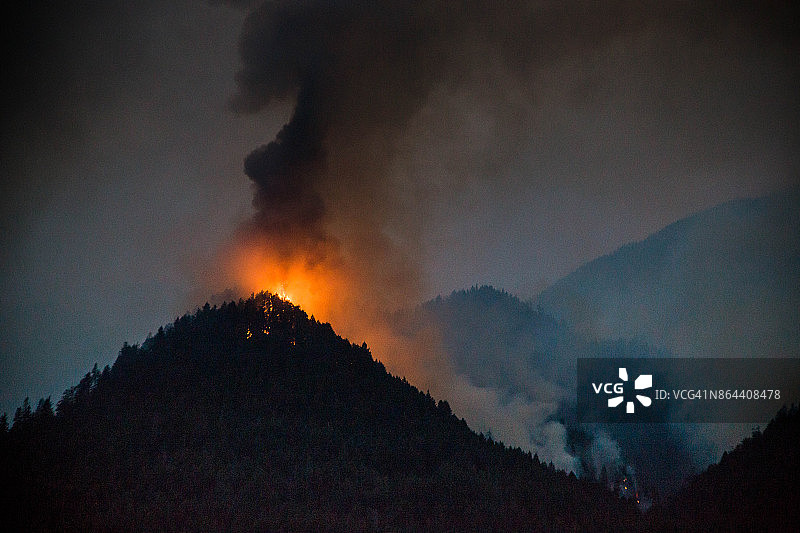 Eagle Creek 火灾图片素材