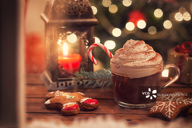 圣诞热巧克力图片素材