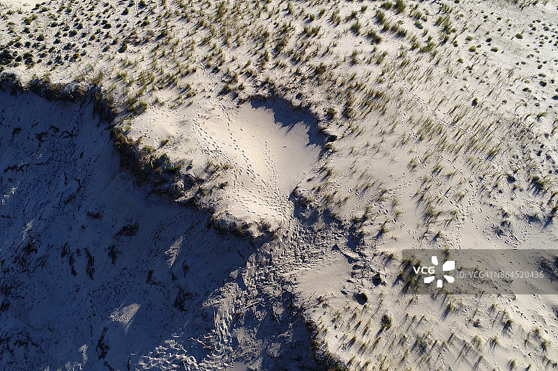 大西洋海岸鸟瞰图图片素材