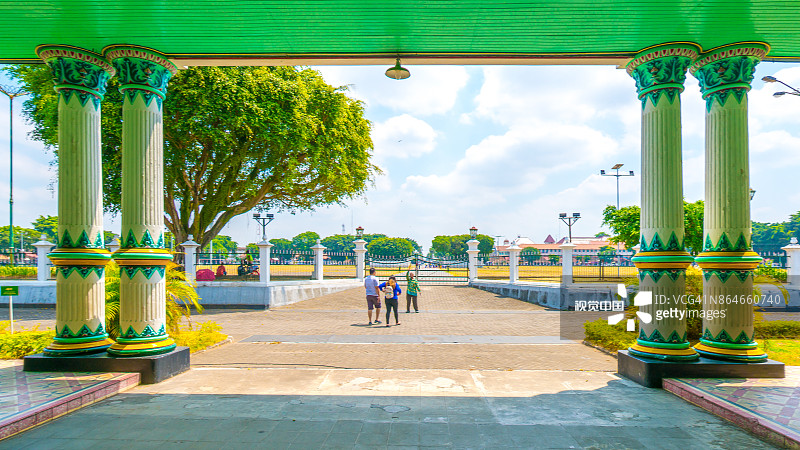 印度尼西亚爪哇日惹王宫图片素材