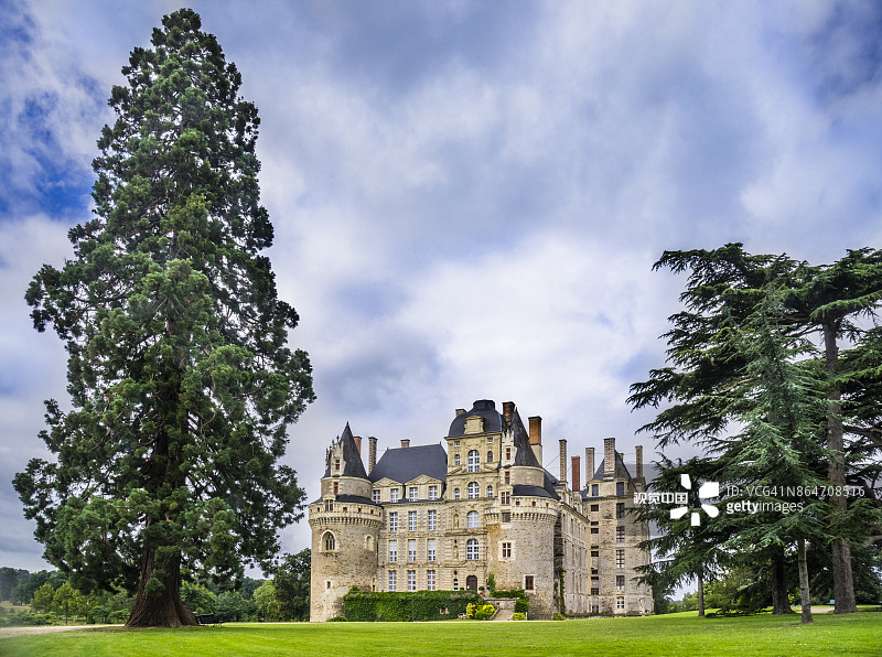 布里萨克城堡，卢瓦尔河谷图片素材