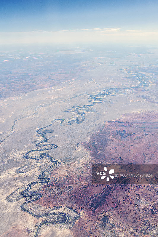 澳大利亚墨累河航拍图片素材