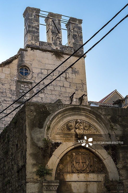 克罗地亚斯普利特角落图片素材