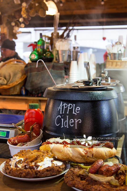 圣诞市场图片素材