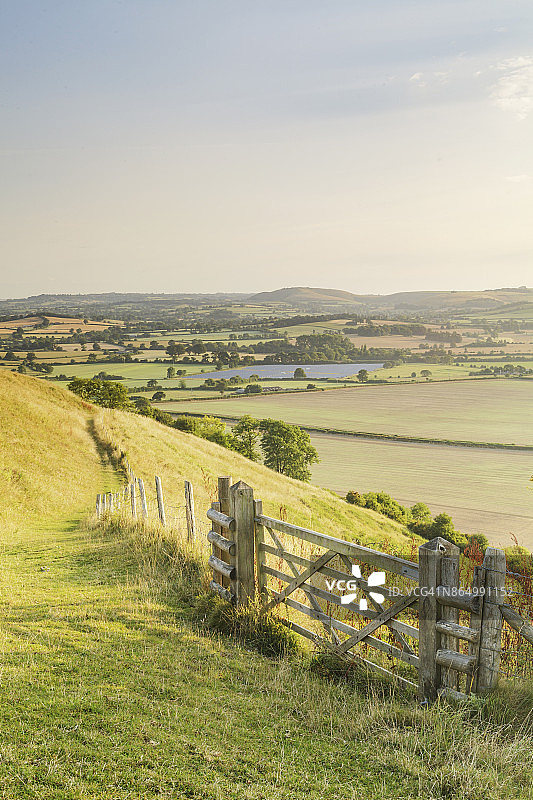 多塞特郡的汉布尔登山图片素材