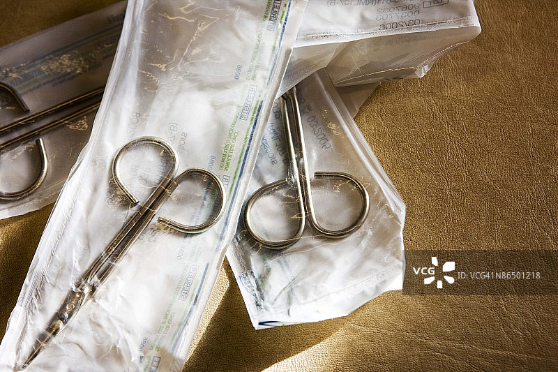 无菌手术剪刀图片素材