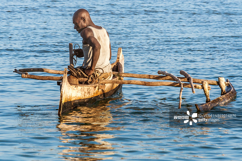 马达加斯加的韦佐族渔民图片素材