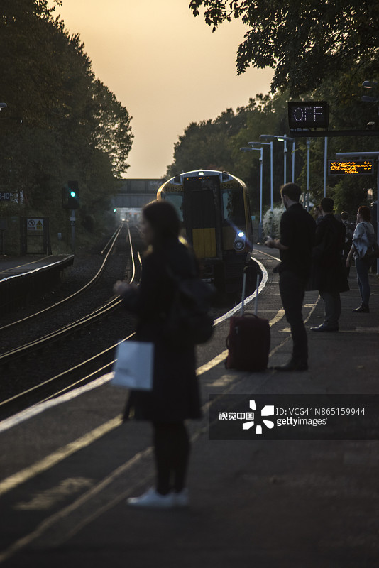 火车站城市景观图片素材