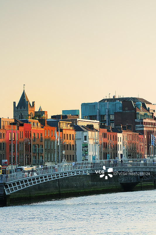 都柏林半便士桥图片素材