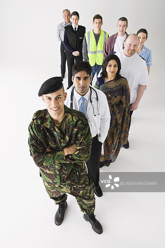 各行各业的人们图片素材