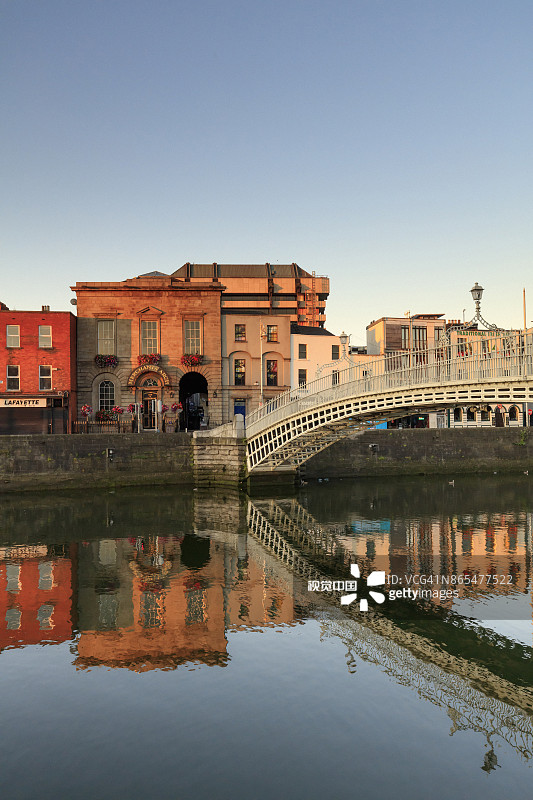 都柏林半便士桥图片素材