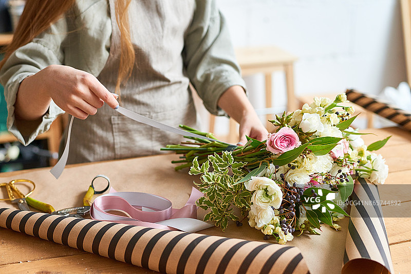 特殊场合的精致花束图片素材