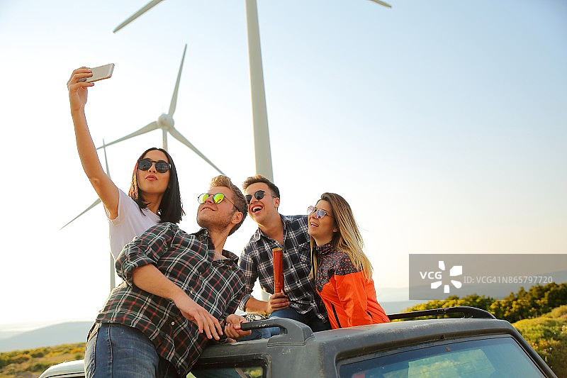 闺蜜自拍图片素材