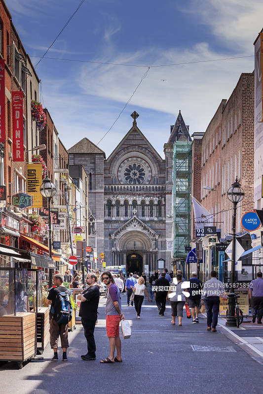 都柏林格拉夫顿街图片素材