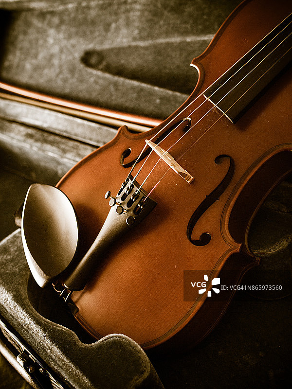 准备演出的小提琴图片素材