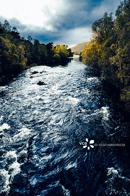 苏格兰高地阿弗里克峡谷图片素材
