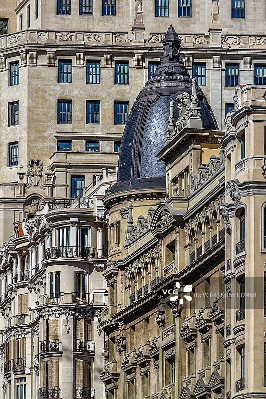 格兰大道街景细节图片素材